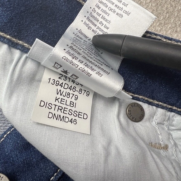 Paige Jeans Women 28 Blue Ultra Skinny Stretch Mildly Distressed Whiskering - Picture 10 of 15